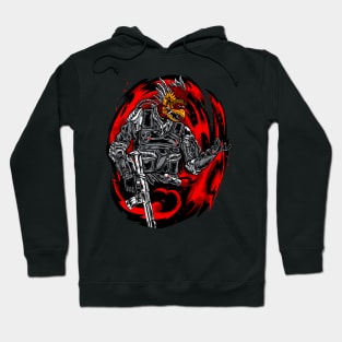 Army On Garuda Mask Hoodie